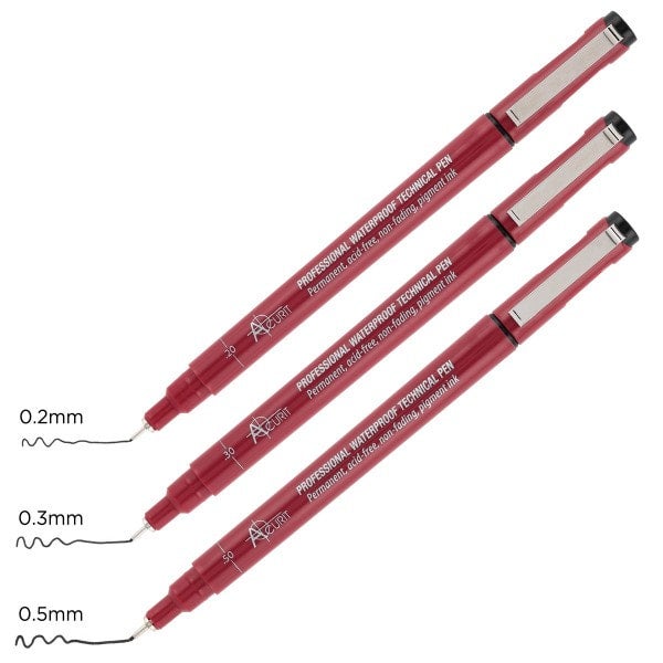 Acurit Professional Waterproof Technical Pens